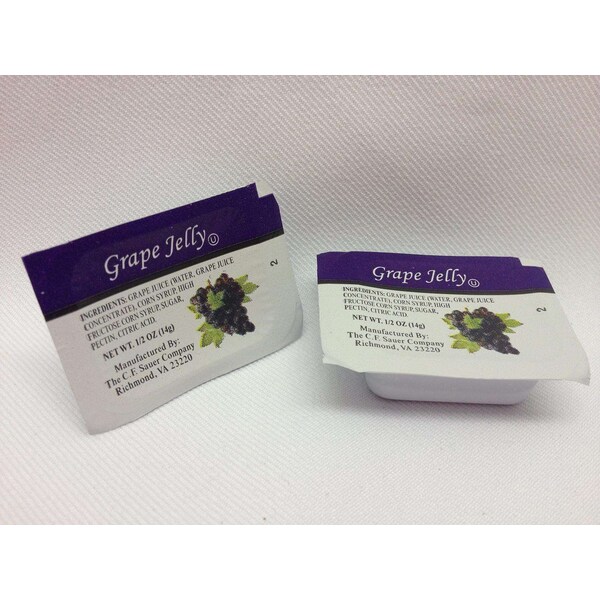 Sauer Sauer Grape Jelly 0.5 oz. Cup, PK200 06367 Zoro